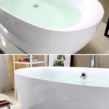 Kleine Whirlpool Acryl tragbare Badewanne für Erwachsene