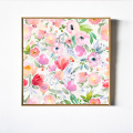 Pink Flowers Canvas Oil Painting