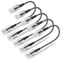 Cat6a Patch Cable with Copper Conductors and Snagless RJ45 Connector