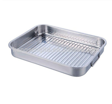 Stainless Steel Roasting Pan with rack frying pan turkey roaster