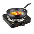 Black Single Electric Burner