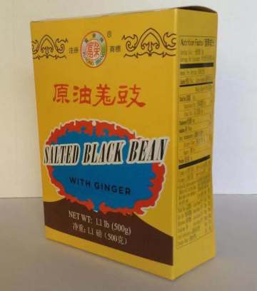 500G Salted Black Bean with Ginger in box