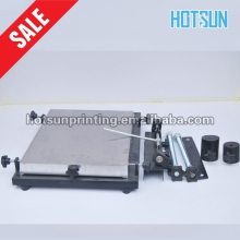 Manual screen printing table