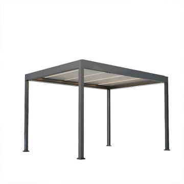 Custom Electric Sunshade Pavilion for Small House or Villa Courtyard