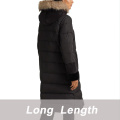 Down Jacket With Plush Hood