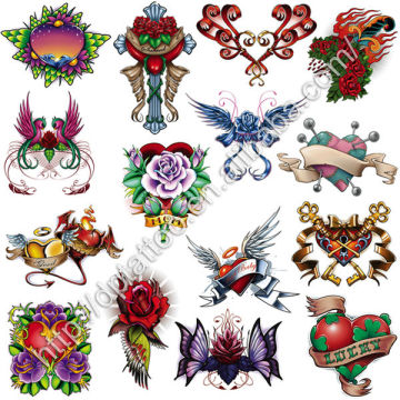 flower tattoo temporary sticker tattoo