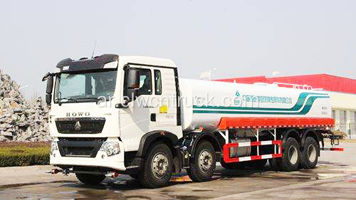 حار بيع HOWO 8X4 35000litres خزان المياه شاحنة