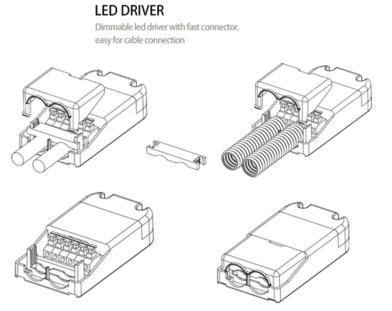 Downlights LED mince slim led downlights