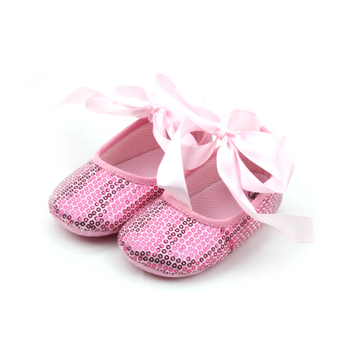 Wholesale soft sole kid shoes Baby Girls Ballet Flat Shoes