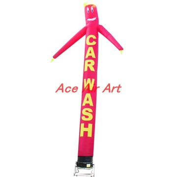 Red 5m Inflatable Sky Dancer Car Wash Advertising Model for Outdoor Events and Promotions