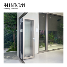 Hot Selling Custom Design Easy Install Tilt and Turn Bi-fold Aluminum Doors