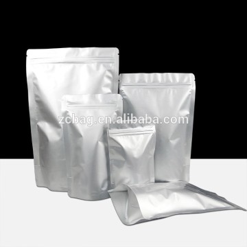 canvas zipper pouch, PET/ AL/ PE zipper pouch, pouch with zipper Laminated Aluminum Foil Bag With Zipper/Aluminum Foil zip lock