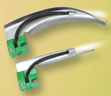 Disposable fiber optic video laryngoscope