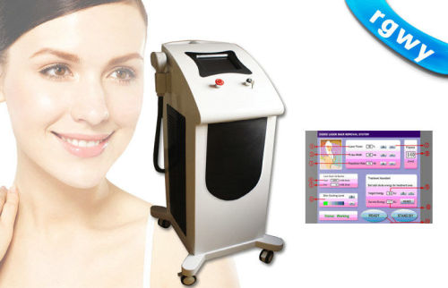 Medical No Pain Diode Laser Hair Removal System Custom Logo Add