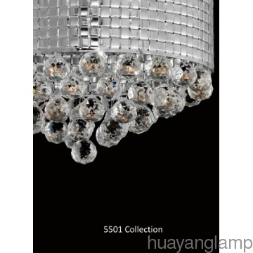 Luxury Crystal Polished Iron G9 Pendant  Lamp