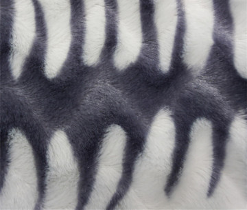 Comfortable Color Warp Knit Polyester Plush Cloths