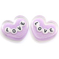 Hars Charms Hot Selling Nieuwste Producten Hart LIEFDE Thema Leuke Kleurrijke Hars Kralen Plaksteen Stickers voor Craft DIY