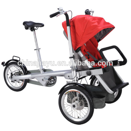 2015 new baby products mother and baby bicycle stroller adult 3 wheel bicycle folding bicycle