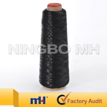 Black color rayon viscose embroidery thread