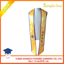 graduation Embroidered stoles with panel