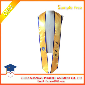 graduation Embroidered stoles with panel