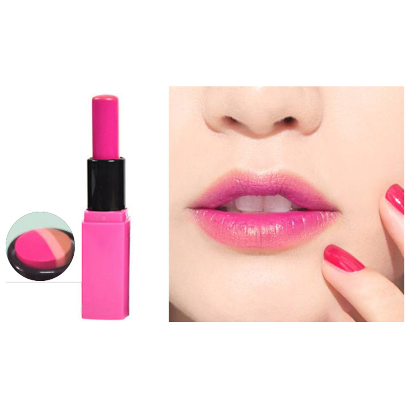 Fashion three color single lipstick