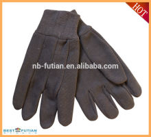 brow jersey glove, mini PVC dots