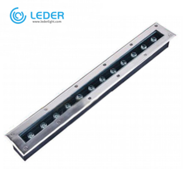 LEDER luz embutida LED 12W linear à prova de intempéries