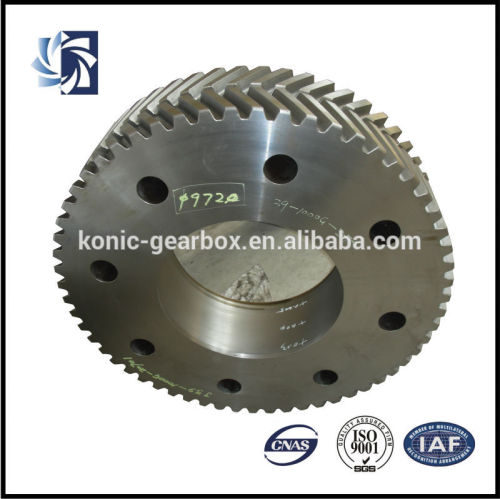 Double helical gear, double gear, helical gear reducer