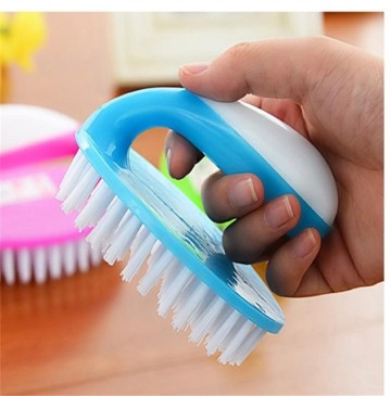 J457 Plastic handle Shoe brush for daily use