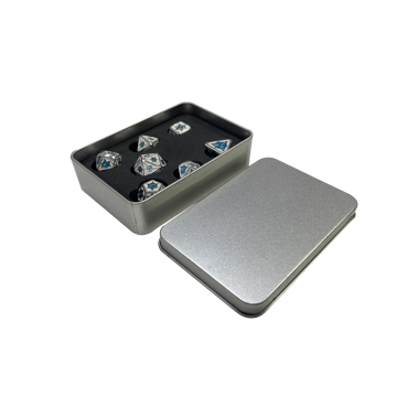 High Quality D&D Dice Packaging Box - Dungeon and Dragon Metal Storage Dice Set