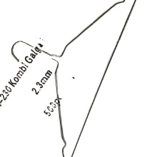 Shengsen 18 Inch Galvanized Wire Shirt Hangers