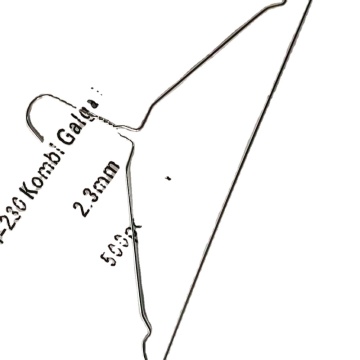 Shengsen 18 Inch Galvanized Wire Shirt Hangers