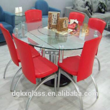 Best quality dinner table set glass and coffee table glass