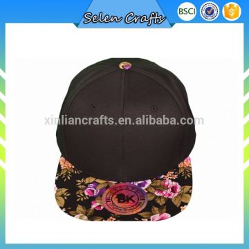 Flower Floral Print Snapback Cap Cheap Snapback Cap Promotion Hat