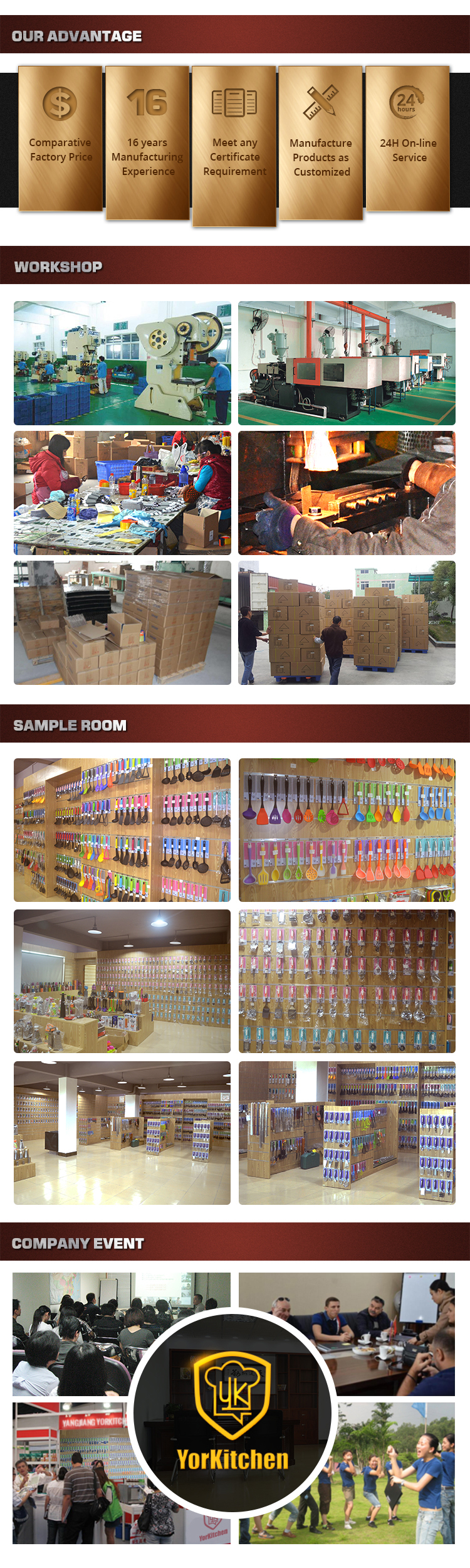 Stainless steel kitchen tools stainless steel kitchenware set can be freely combined set