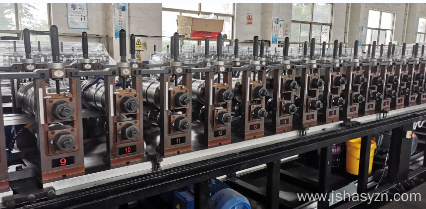 Door and window partition production line