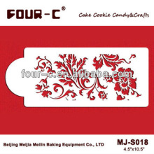 Chic Rose cake border stencils baking tools Cake Decorating Supplies