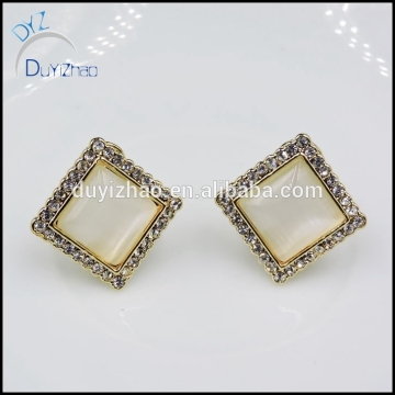 latest cheap fashion pierced jewelry clip earrings