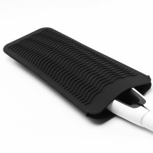 Hot Foldable Silicone Heat Resistant Hair Straightener Pad & Curling Iron Pad Bag