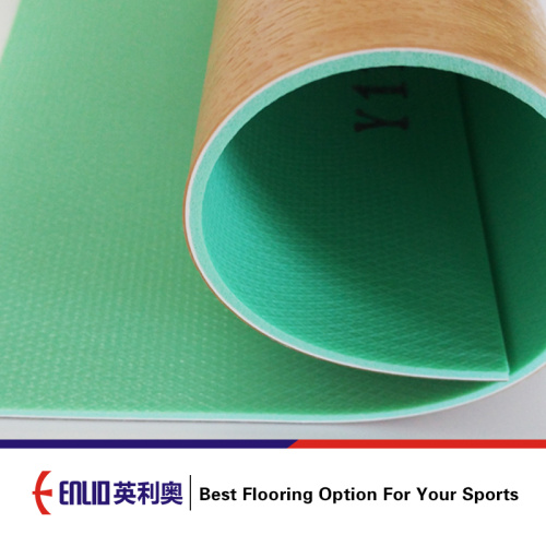 FIBA Kelulusan Maple Vinyl Wood Grain Sport Flooring