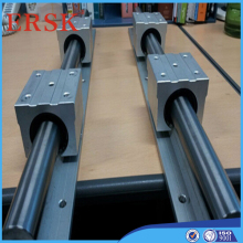 cylinear round linear shaft sbr linear guide with aluminium linear support and carriages