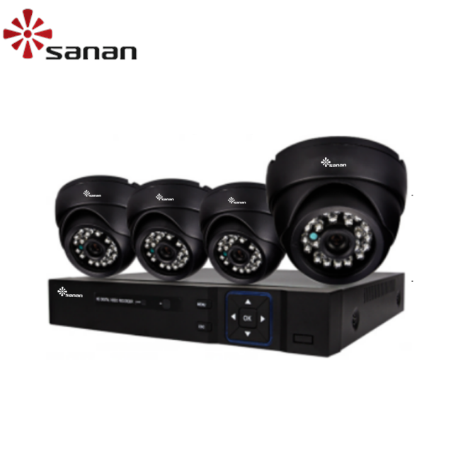 Kızılötesi 4ch AHD DVR Kiti Fiş ve Oynat