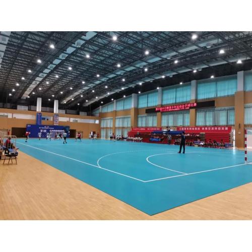 Lantai bola baling pvc tahan gelincir untuk gimnasium dalaman