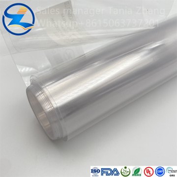 240mic transparent high quailty PVC film