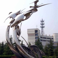big size abstract high quality polished metal bird stainless steel bird sculpture