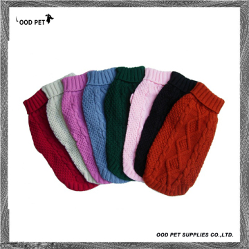 Plain Cable Knit Dog Sweaters (SPS9087)