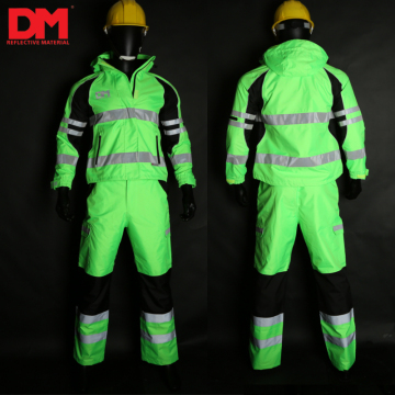 Heavy Duty Work Overalls with Reflective Safety Tape