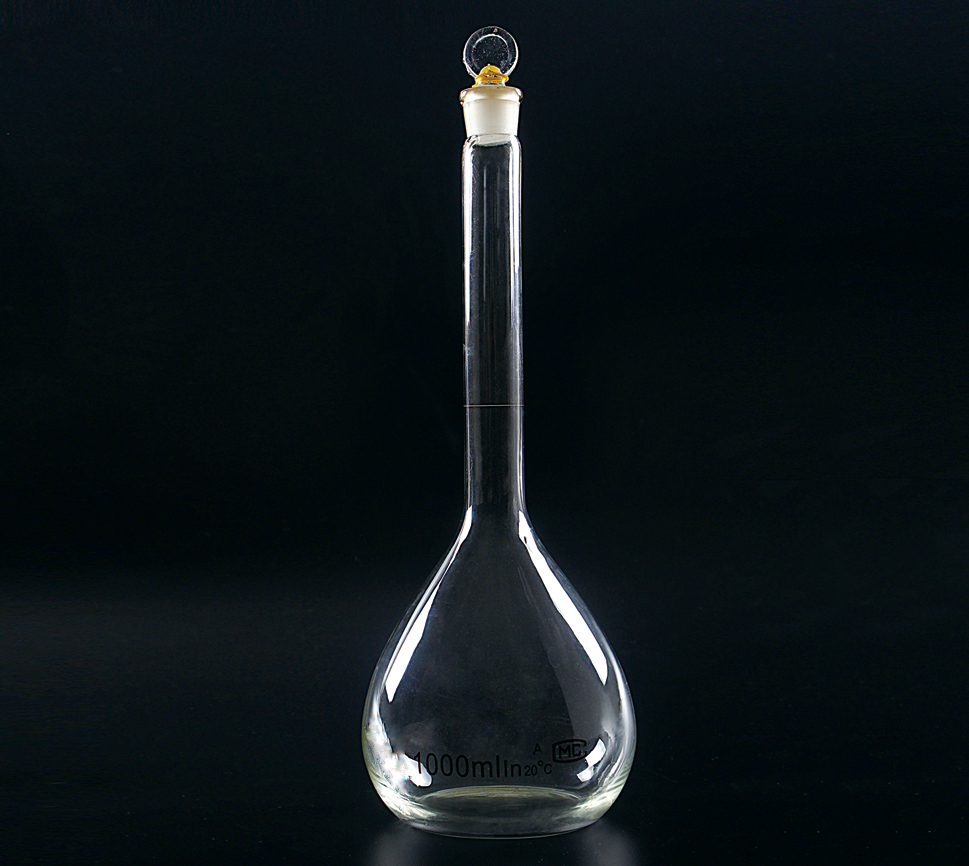 Volumetric Flask with One Graduation Mark Ground-in Glass Stopper/Plastic Stopper Grade A/B