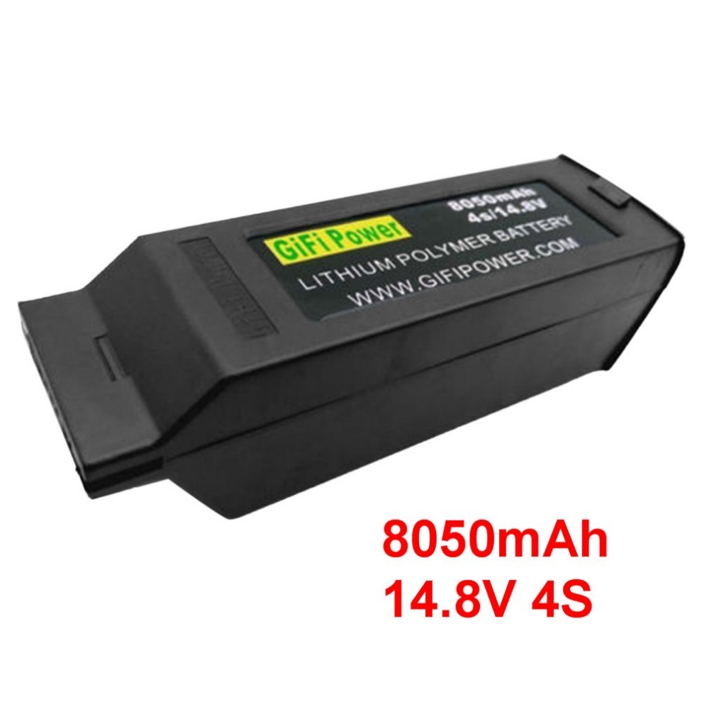 Gifi Power 8050mAh Large Capacity Battery 14.8V 4S Replacement Lipo Battery Drone Battery For Yuneec Typhoon H H480 UAV